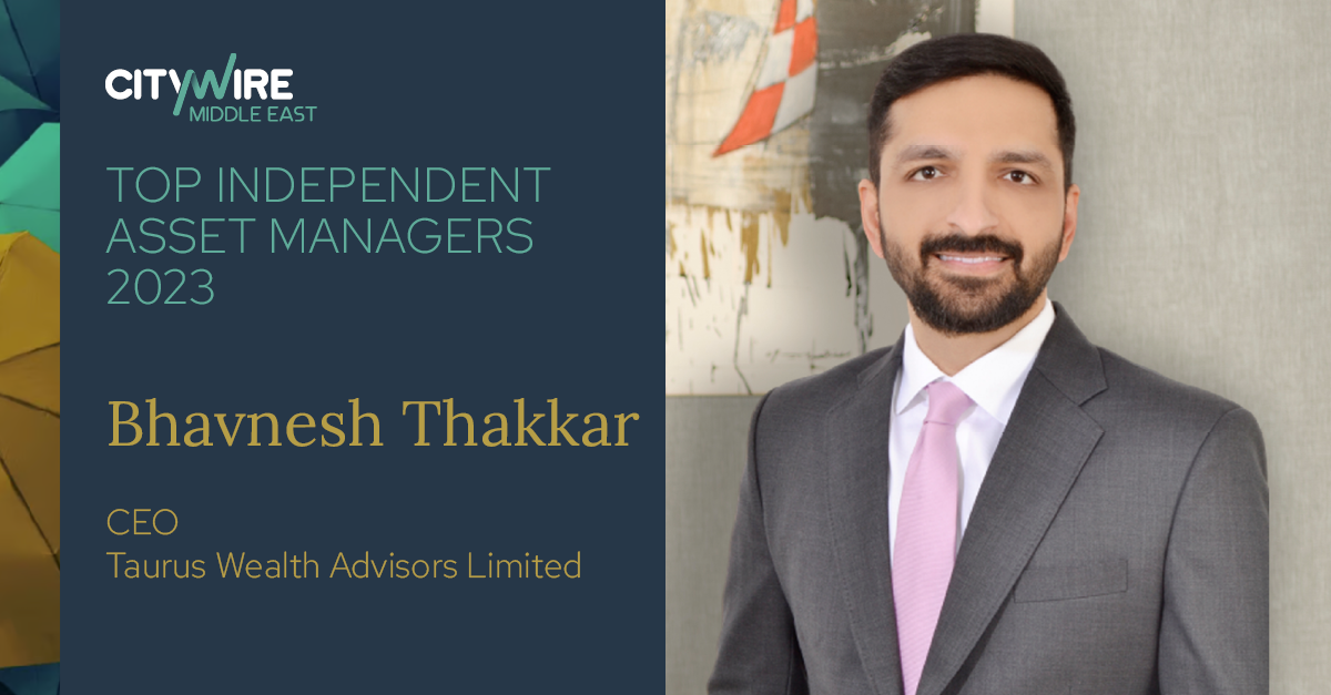 Bhavnesh Thakkar, CEO of Taurus Wealth Advisors, top asset manager
